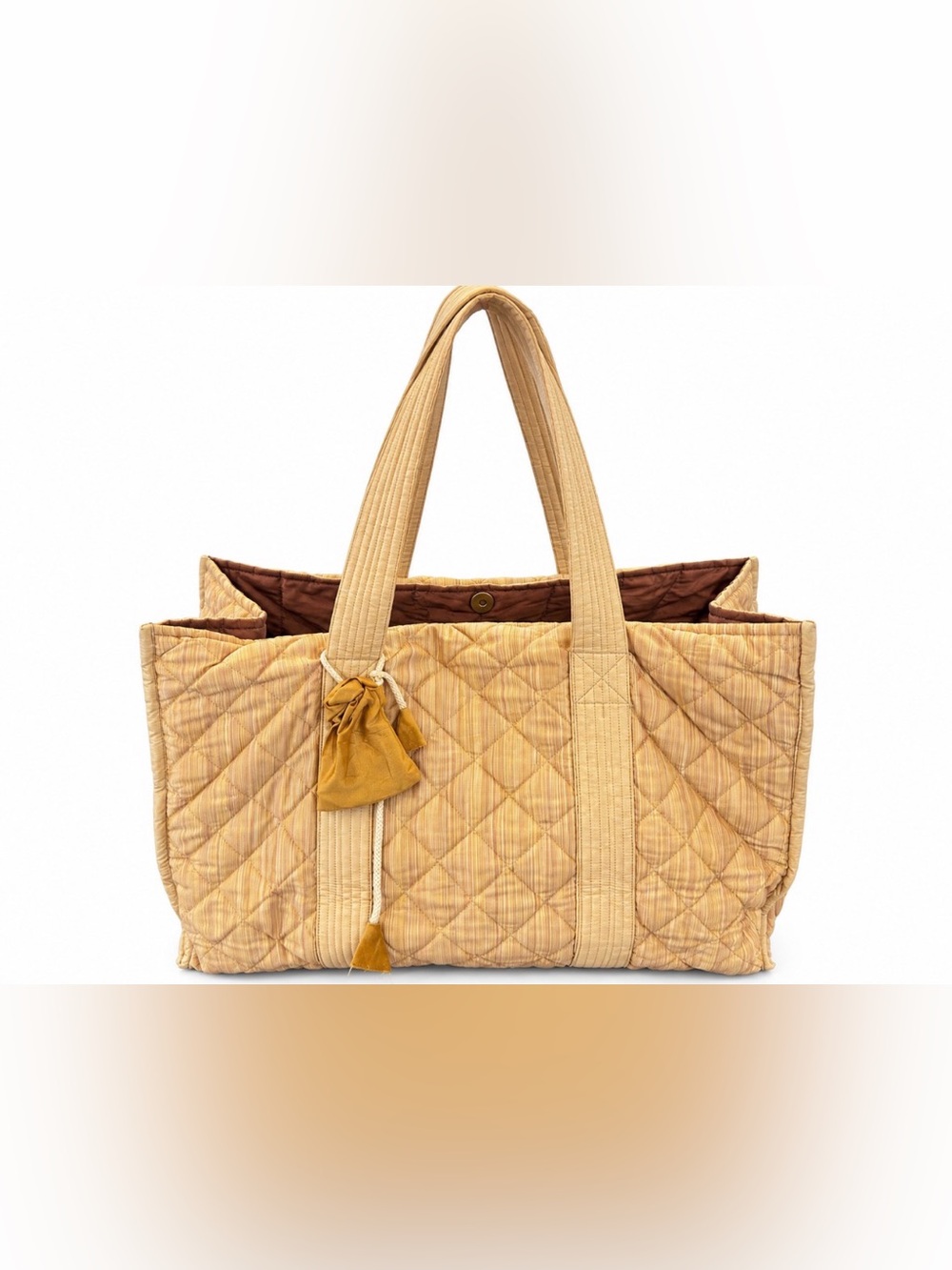 Tilli Tomas Quilted Knitting Embroidery Project Bag Tote Yarn Craft Organizer